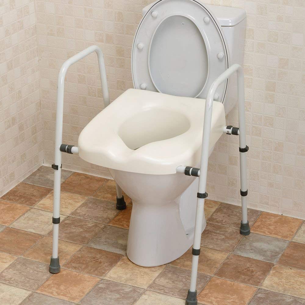 Mowbray Free Standing Toilet Seat & Adjustable Frame | Elderly Falls ...