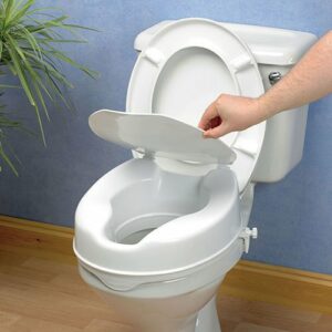 Savanah raised toilet seat with lid