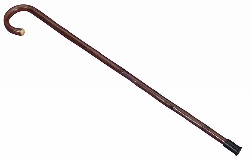 Homecraft Traditional Crook Handle Chestnut Walking Stick