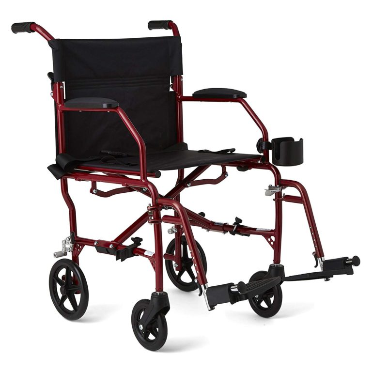 Medline Ultralight Transport Mobility Wheelchair