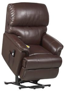 canterbury dual motor leather electric riser recliner chair