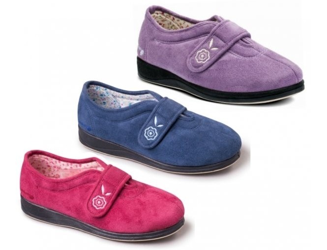 slippers for the elderly woman