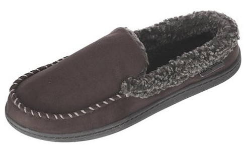 mens moccasin mule slippers