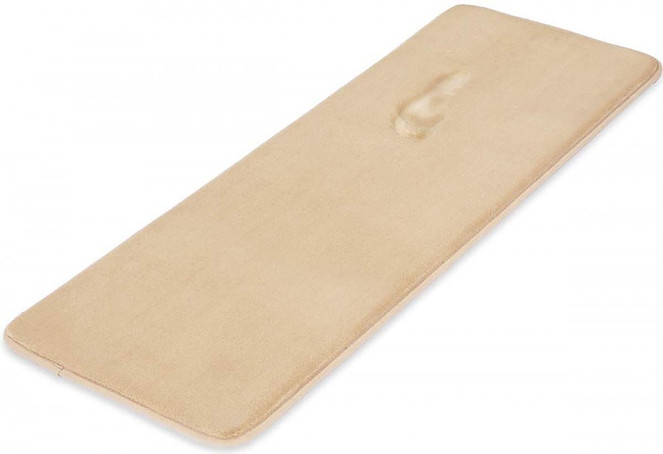 ITSOFT Slow Recovery Memory Foam Bath Mat Non-Slip Water Absorbent Bathroom Rug, Machine Washable