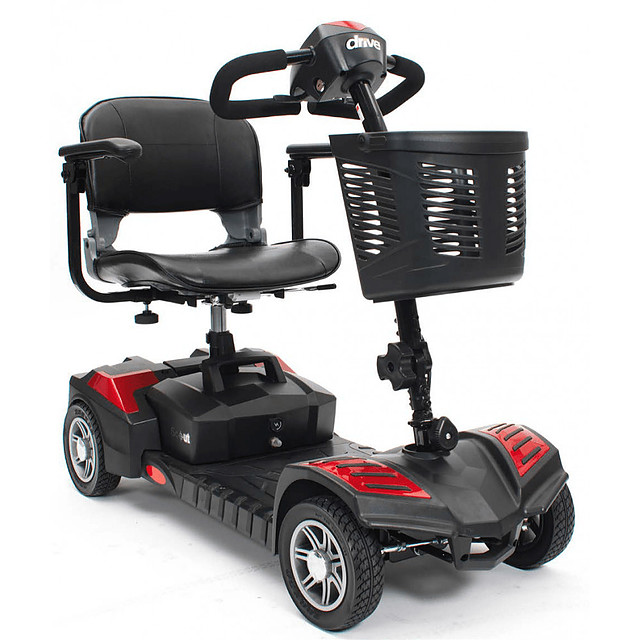 Drive Medical Scout 4 Wheel Lightweight Mobility Scooter