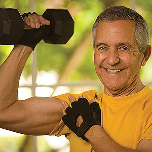 Can a 70 year old plus elderly man build muscle ?